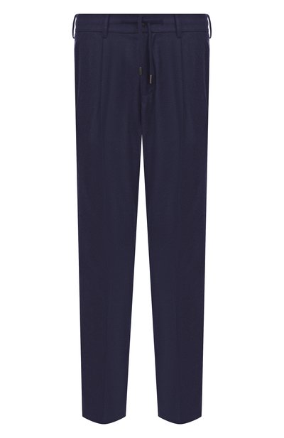 Брюки из шерсти и кашемира CAPOBIANCO темно-синего цвета по цене 72950 руб., арт. 19M808.FA00., фото 1 Брюки из шерсти и кашемира CAPOBIANCO, арт. 19M808.FA00., фото 1