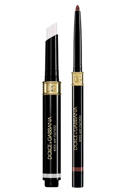 Женские дуэт средств для губ kiss my gloss!, оттенок 04 gossip DOLCE & GABBANA, арт. 8057971182497
