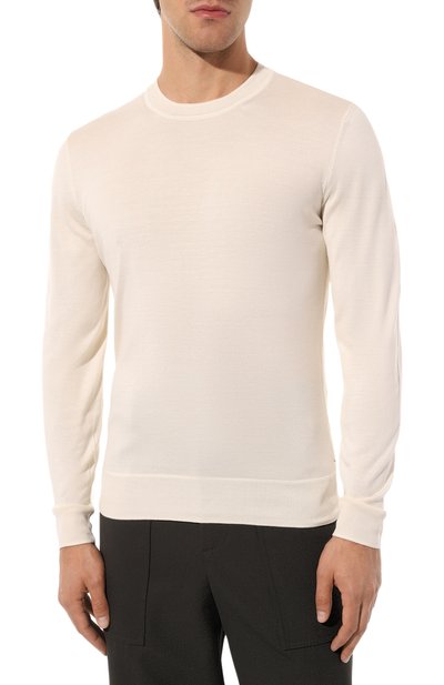 Шелковый джемпер BOSS CAMEL, арт. 50497444, фото 3