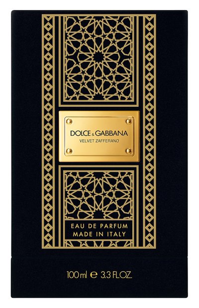 Парфюмерная вода velvet zafferano (100ml) DOLCE & GABBANA, арт. 8054754407853, фото 3