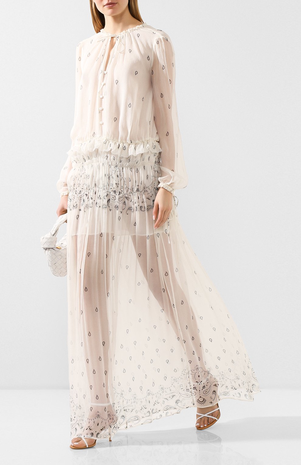 Шелковое платье AMIRI, арт. Y0W08237CH, фото 2