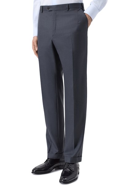 Шерстяной костюм BRIONI серого цвета по цене 754500 руб., арт. RA000L/P5AMI, фото 4 Шерстяной костюм BRIONI, арт. RA000L/P5AMI, фото 4