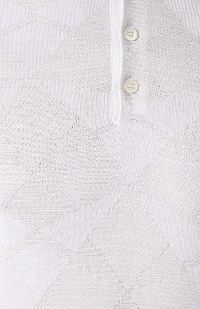 Поло с короткими рукавами из смеси шелка и хлопка ZILLI, арт. MBP-PB412-CAMU1/MC03, фото 5