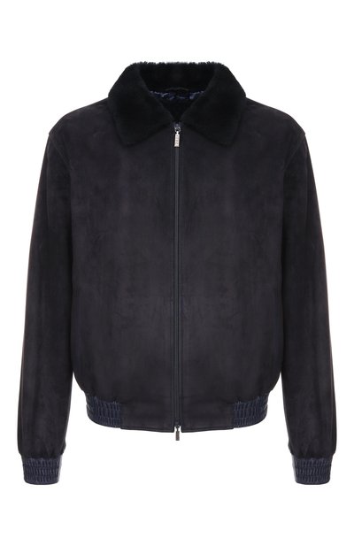 Мужской кожаный бомбер ZILLI, арт. AHIKH3M1008VFRI00/64-68