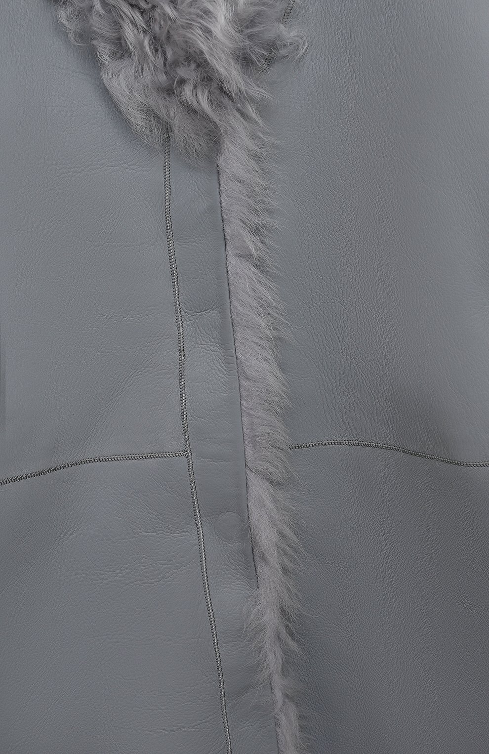 Шуба из овчины VLASTA MOUNTAIN серого цвета по цене 86800 руб., арт. SIM0NETTA-K, фото 6 Шуба из овчины VLASTA MOUNTAIN, арт. SIM0NETTA-K, фото 6