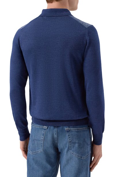 Поло из шерсти и шелка GRAN SASSO, арт. 57137/13126, фото 4