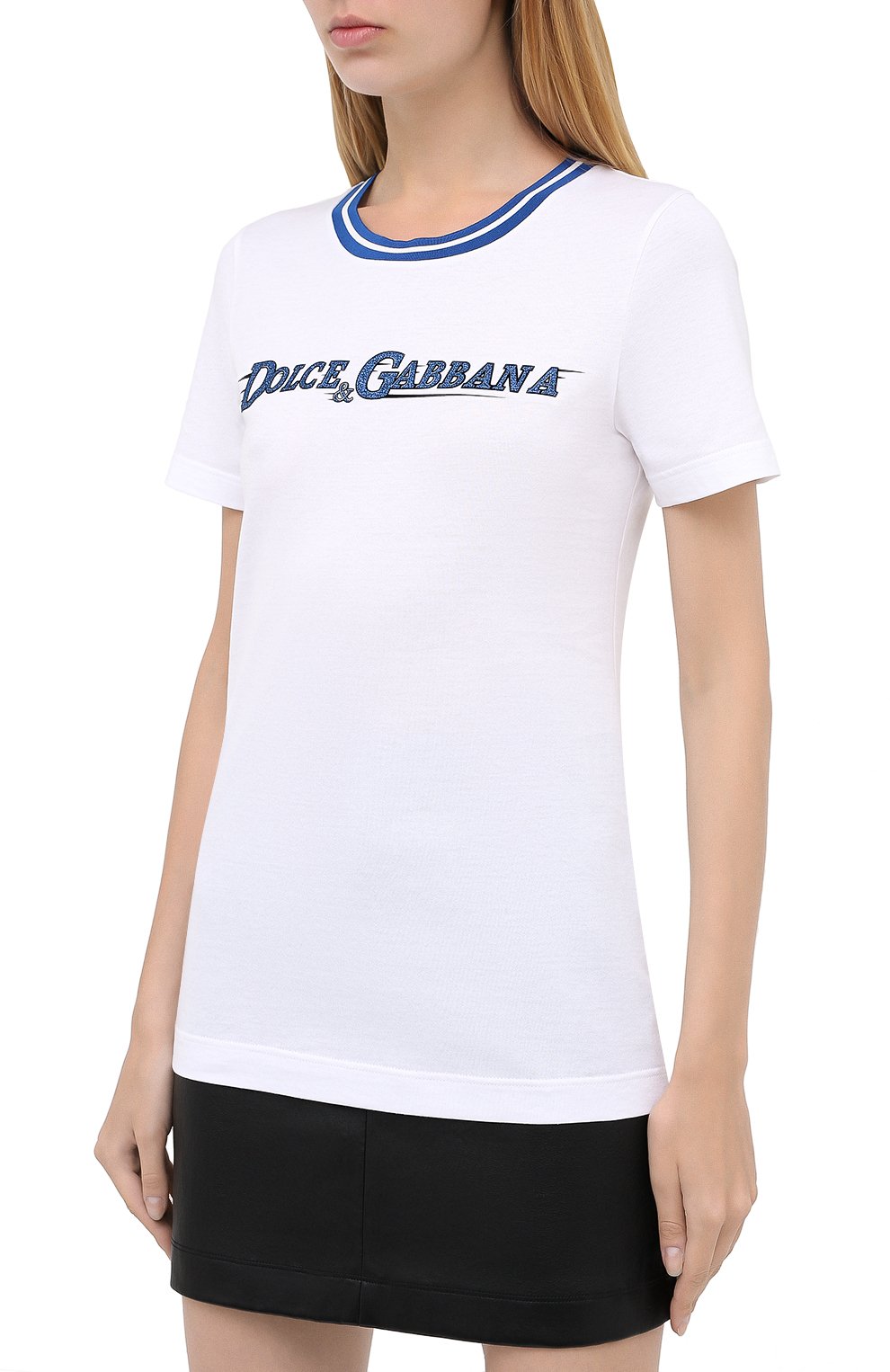 Хлопковая футболка DOLCE & GABBANA, арт. F8M68T/G7XDY, фото 3