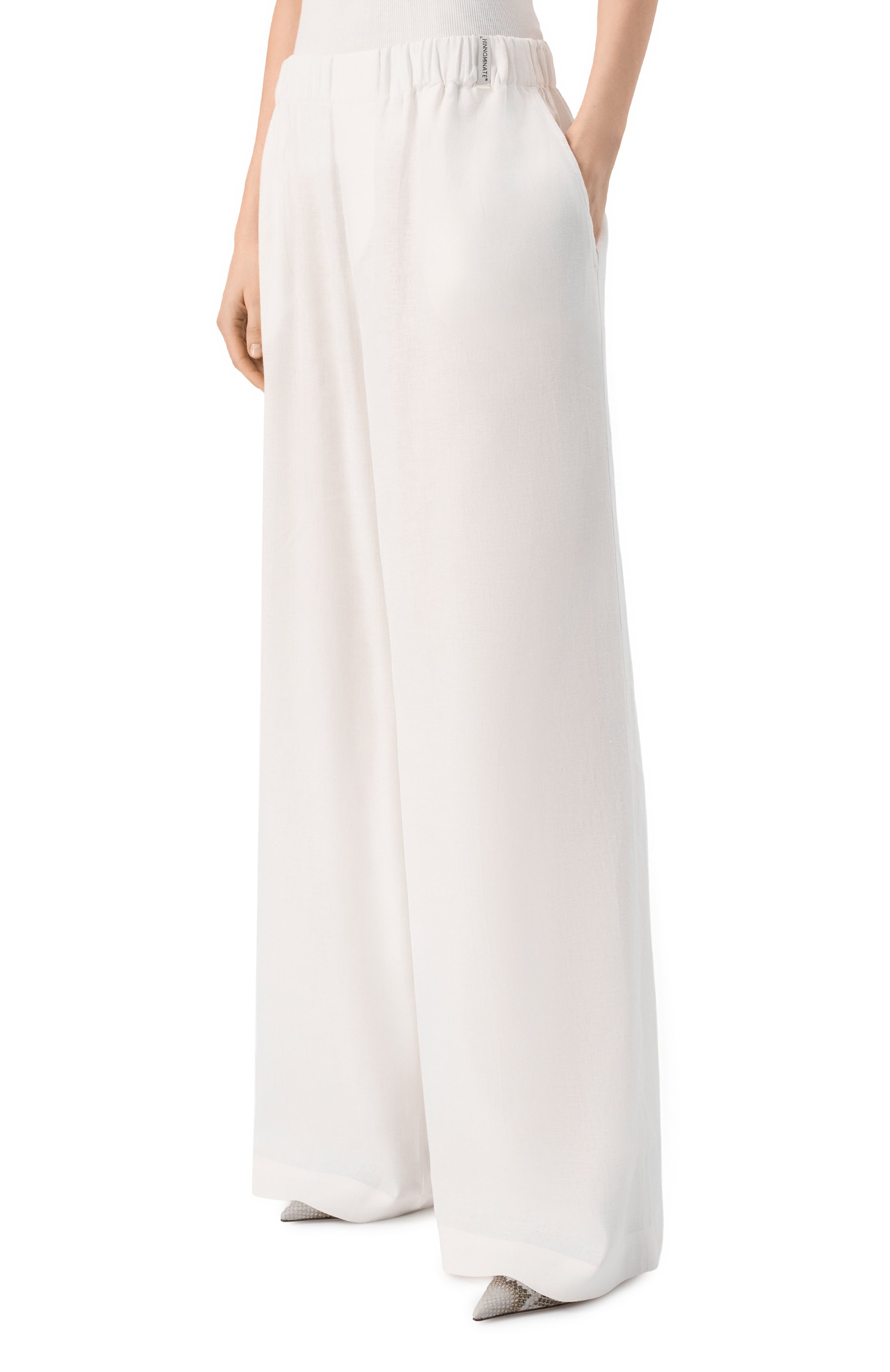 Брюки изо льна и вискозы HINNOMINATE, арт. HMABW02641, фото 3