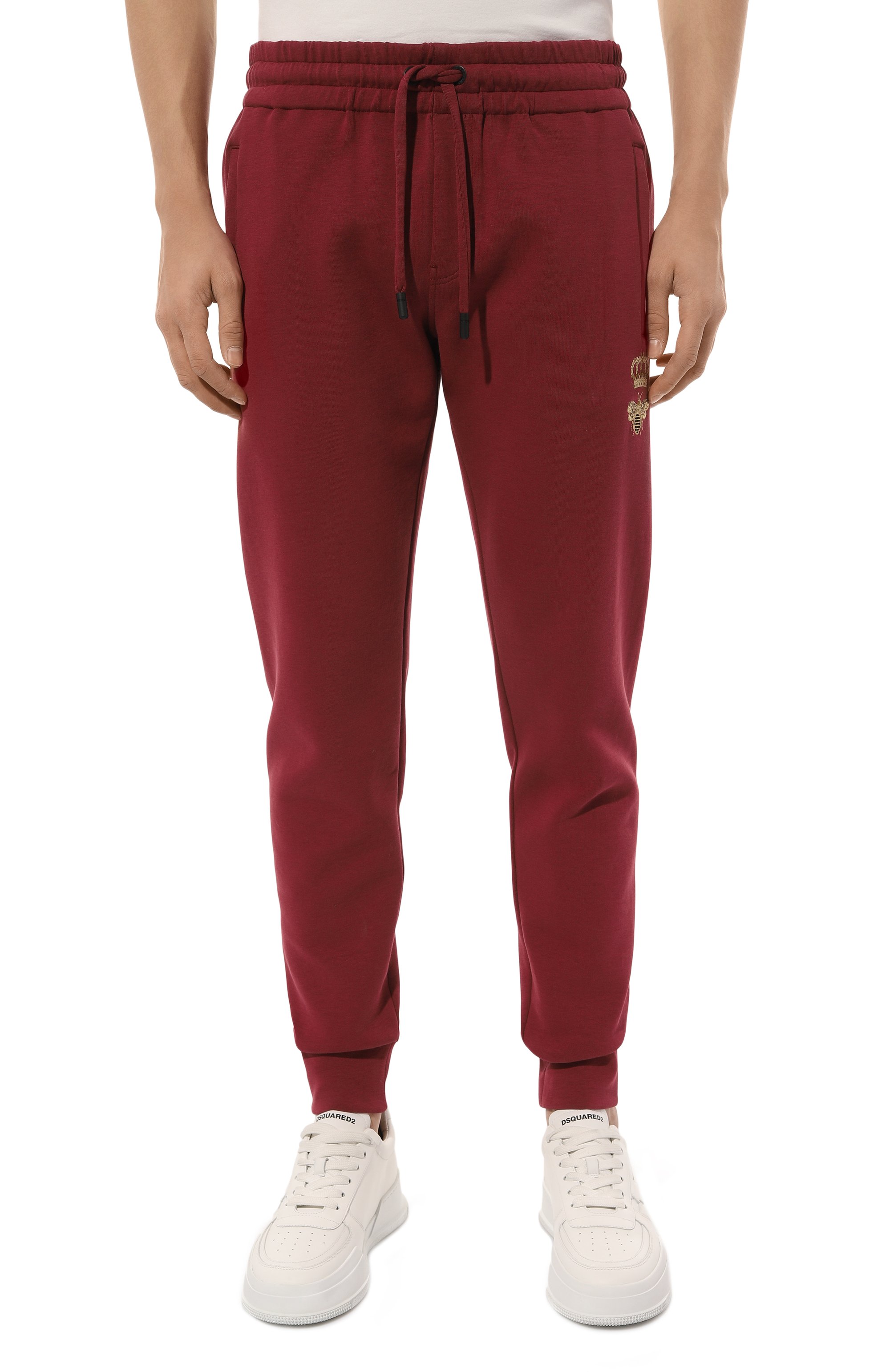 Хлопковые джоггеры DOLCE & GABBANA, арт. GVF7AZ/HU7H9, фото 3