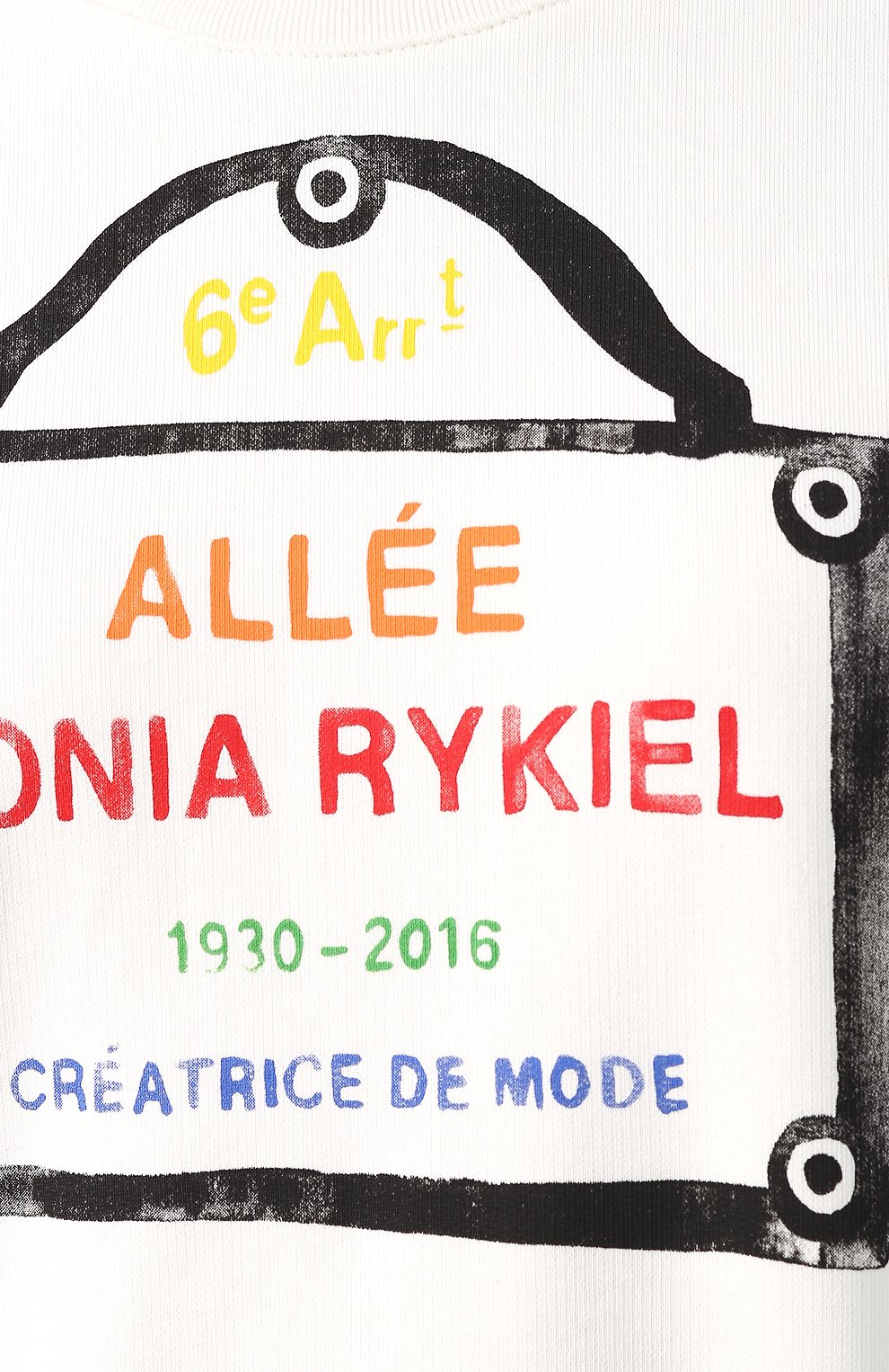 Хлопковый пуловер SONIA RYKIEL белого цвета по цене 15550 руб., арт. 12512064-PE, фото 5 Хлопковый пуловер SONIA RYKIEL, арт. 12512064-PE, фото 5