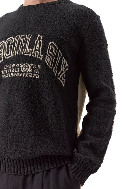 Свитер из хлопка и льна MM6, арт. SH0HL0025/M13084, фото 5