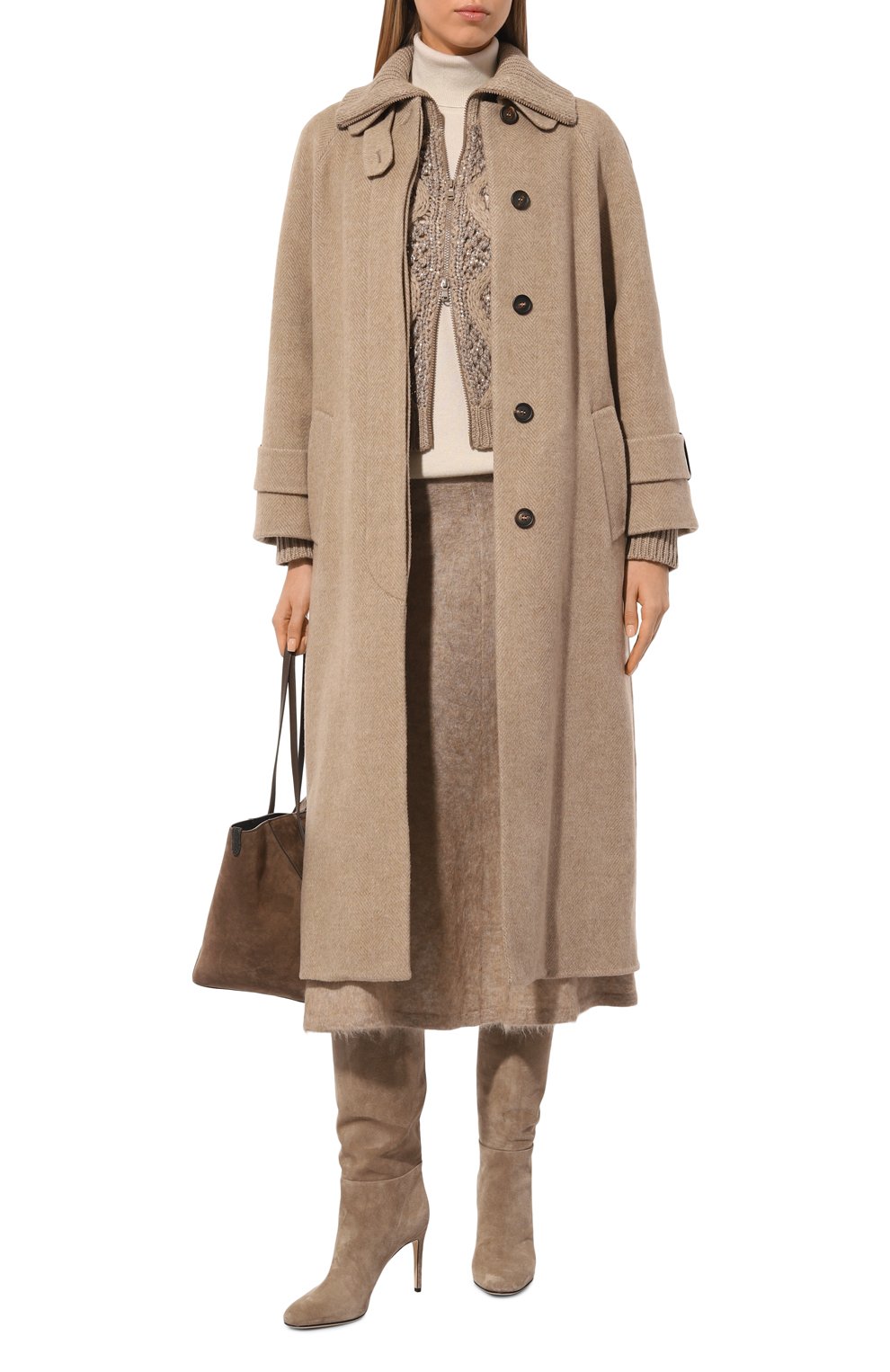 Шерстяное пальто BRUNELLO CUCINELLI, арт. MG5009855, фото 2