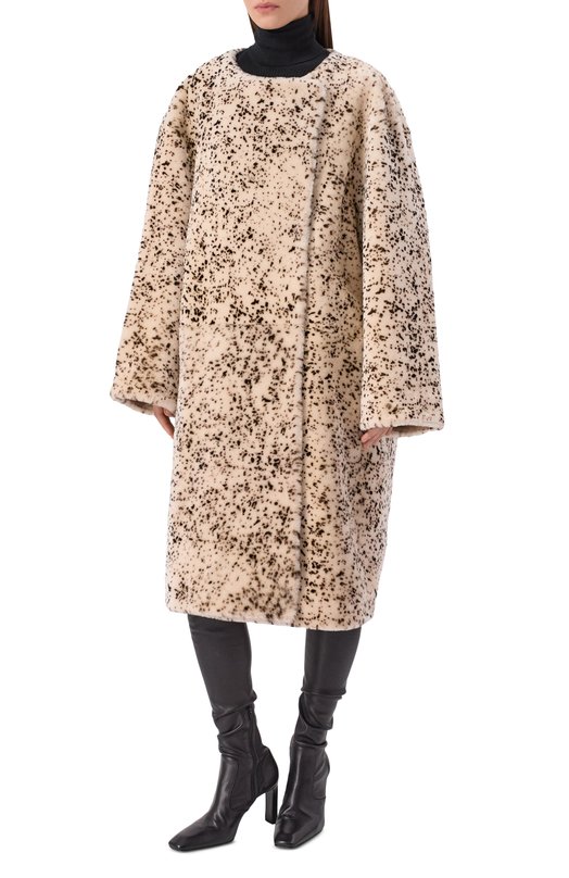 Дубленка из овчины TOTEME 254-WR00259-LE0168 Кремовый  254-WR00259-LE0168 Фото 3