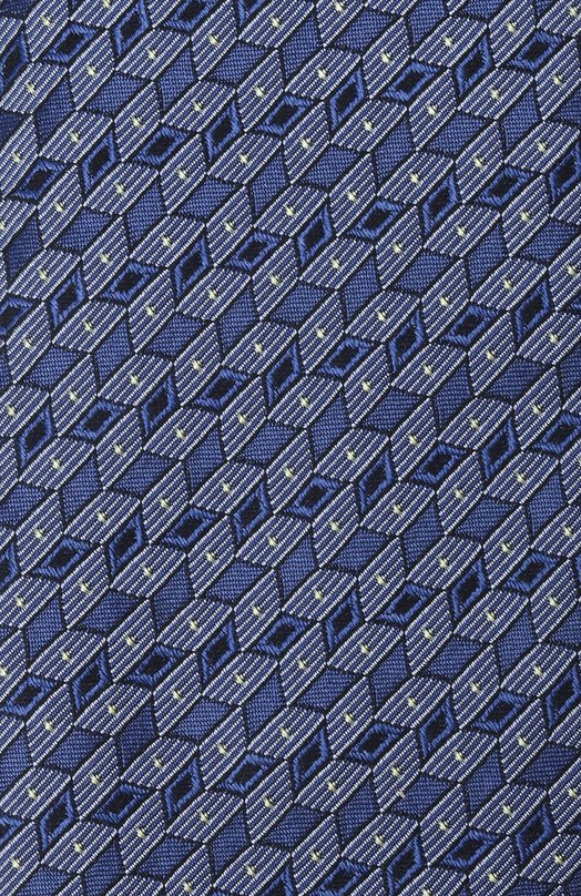 Шелковый галстук Zilli CRAV02M0600VNJQC0 Голубой  CRAV02M0600VNJQC0 Фото 4