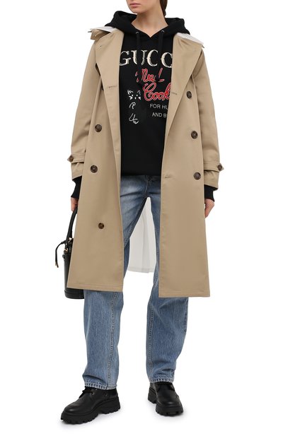 Хлопковое худи GUCCI, арт. 615061/XJC0C, фото 2