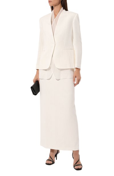 Жакет из вискозы и льна BRUNELLO CUCINELLI, арт. MH1262808, фото 2