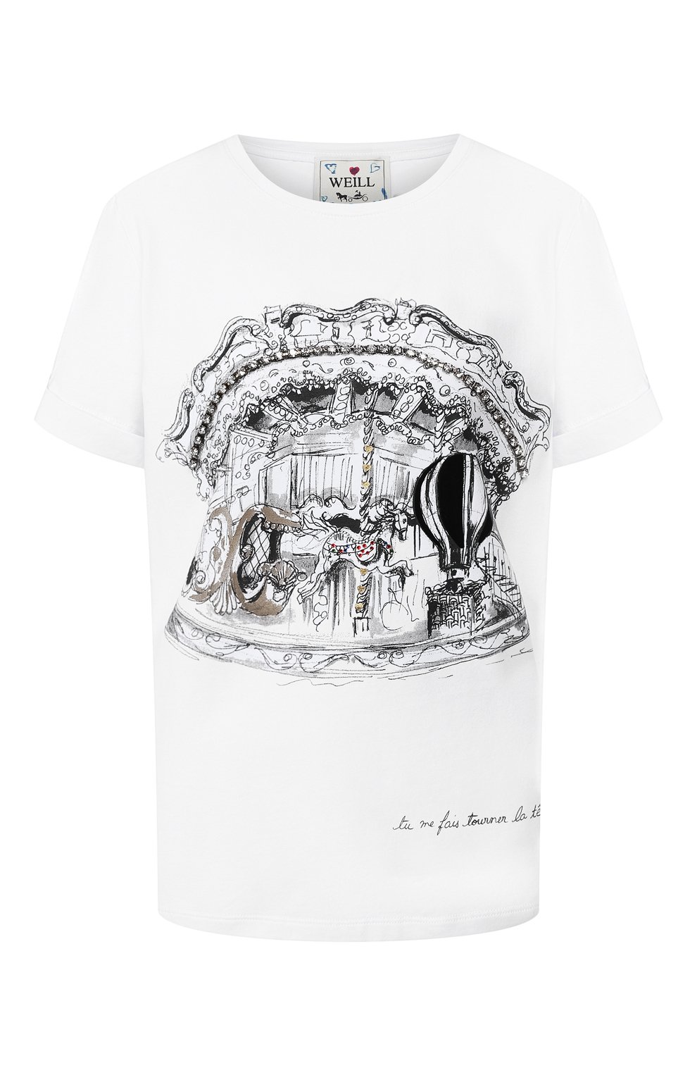 Хлопковая футболка WEILL, арт. 117505, фото 1