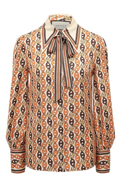 Шелковая блузка GUCCI, арт. 602042 ZAC7W, фото 1