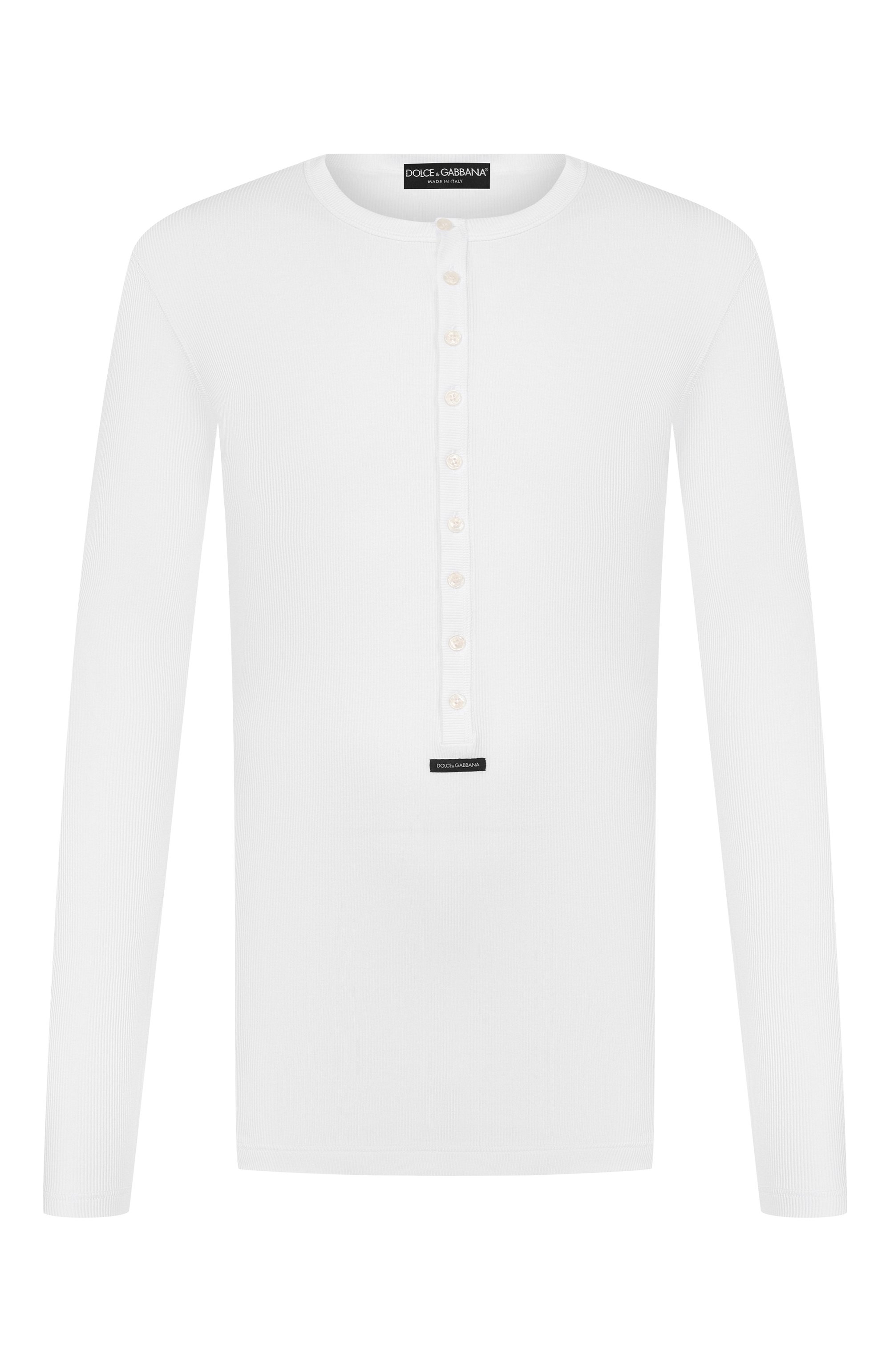 Хлопковый лонгслив-хенли DOLCE & GABBANA, арт. G8PG8T/G7P3J, фото 1