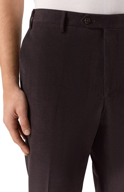 Хлопковые брюки CORNELIANI черного цвета по цене 45250 руб., арт. 264B01-2618503, фото 5 Хлопковые брюки CORNELIANI, арт. 264B01-2618503, фото 5