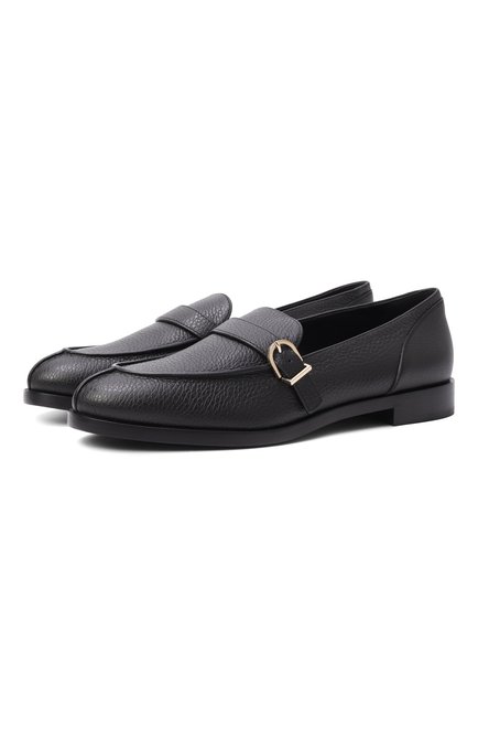 Женские кожаные лоферы GIORGIO ARMANI, арт. GW001921/AF19133