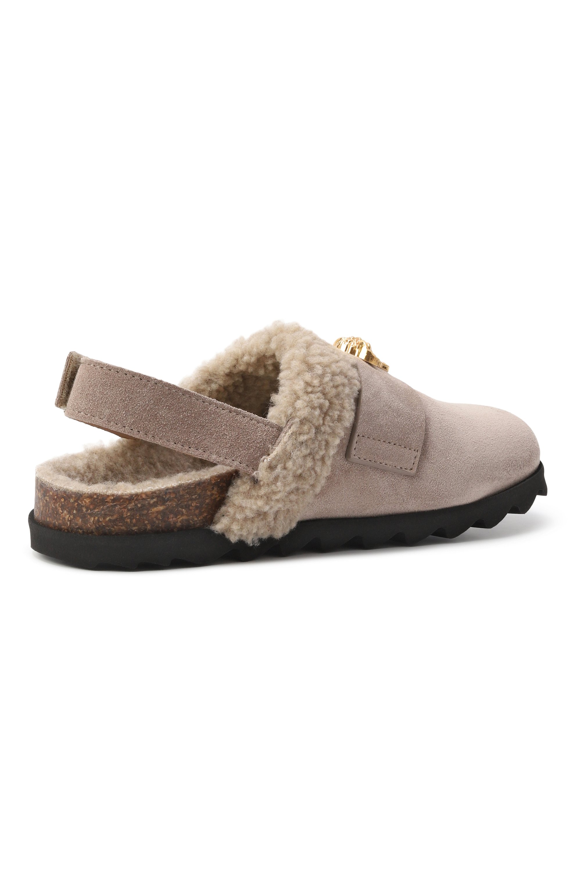 Замшевые сабо la medusa VERSACE, арт. 1018004/1A12780/30-33, фото 3