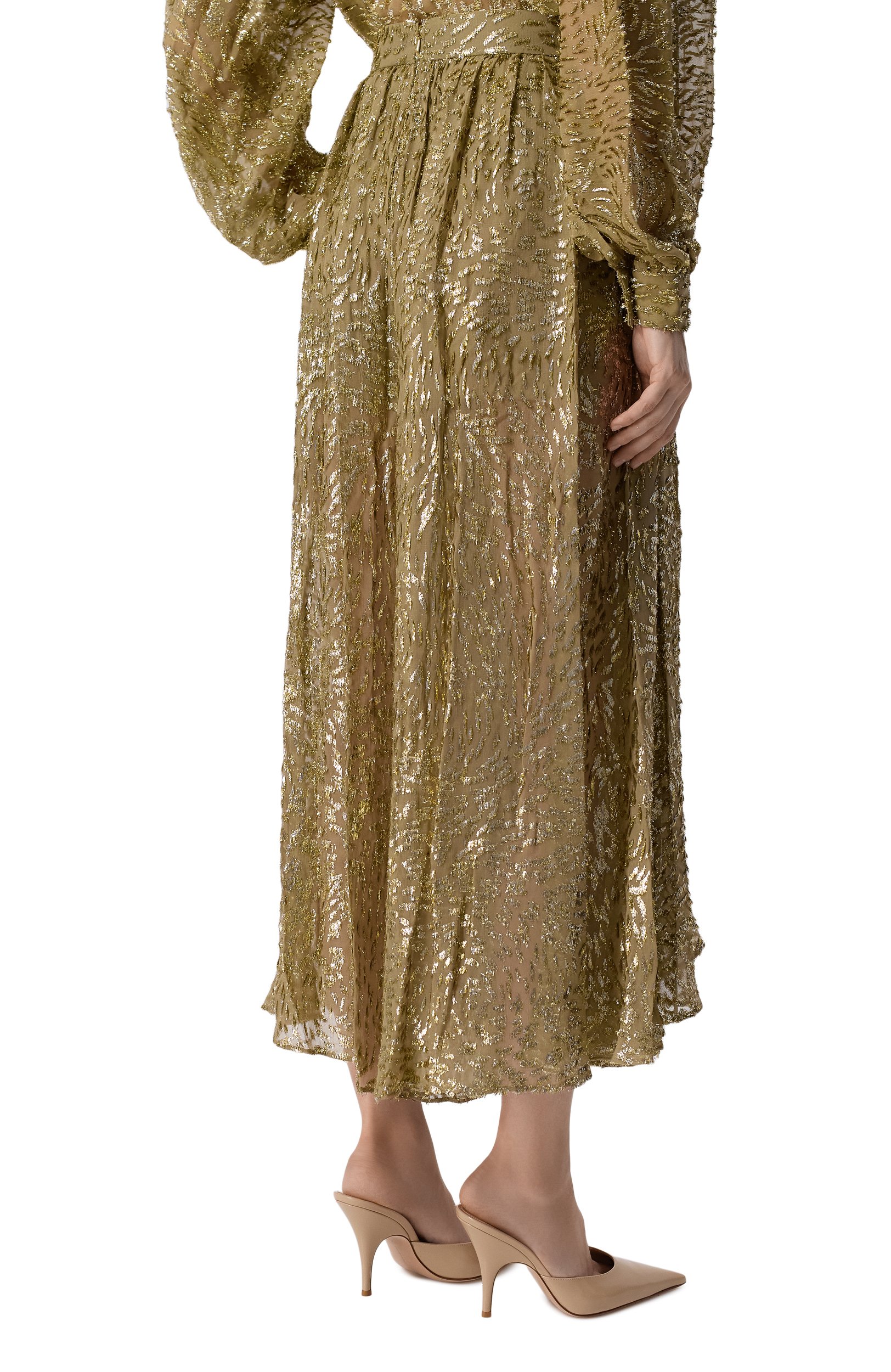 Шелковая юбка ELIE SAAB, арт. P0232NP26/FC001, фото 4