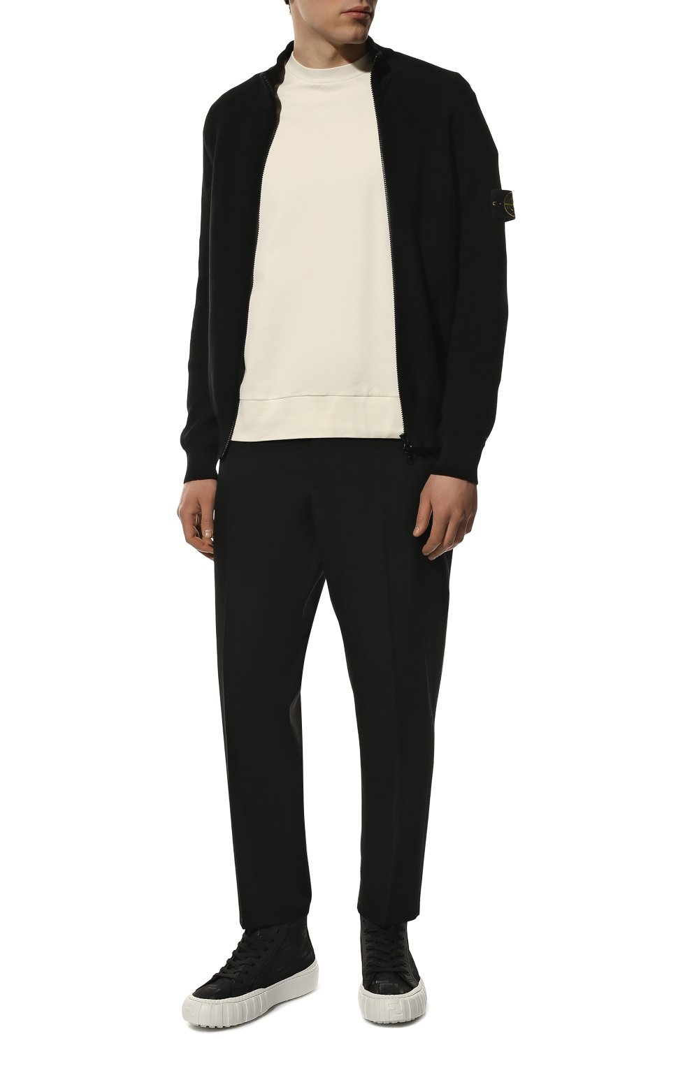 Хлопковый кардиган STONE ISLAND, арт. 7615551D8, фото 2