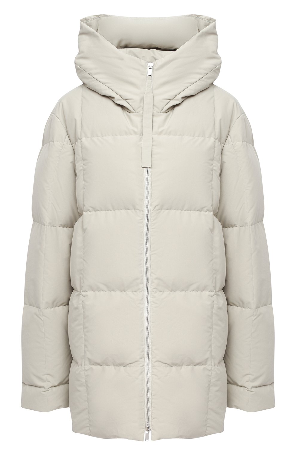 Пуховик JIL SANDER светло-зеленого цвета по цене 175000 руб., арт. JPPR441694-WR440900, фото 1 Пуховик JIL SANDER, арт. JPPR441694-WR440900, фото 1