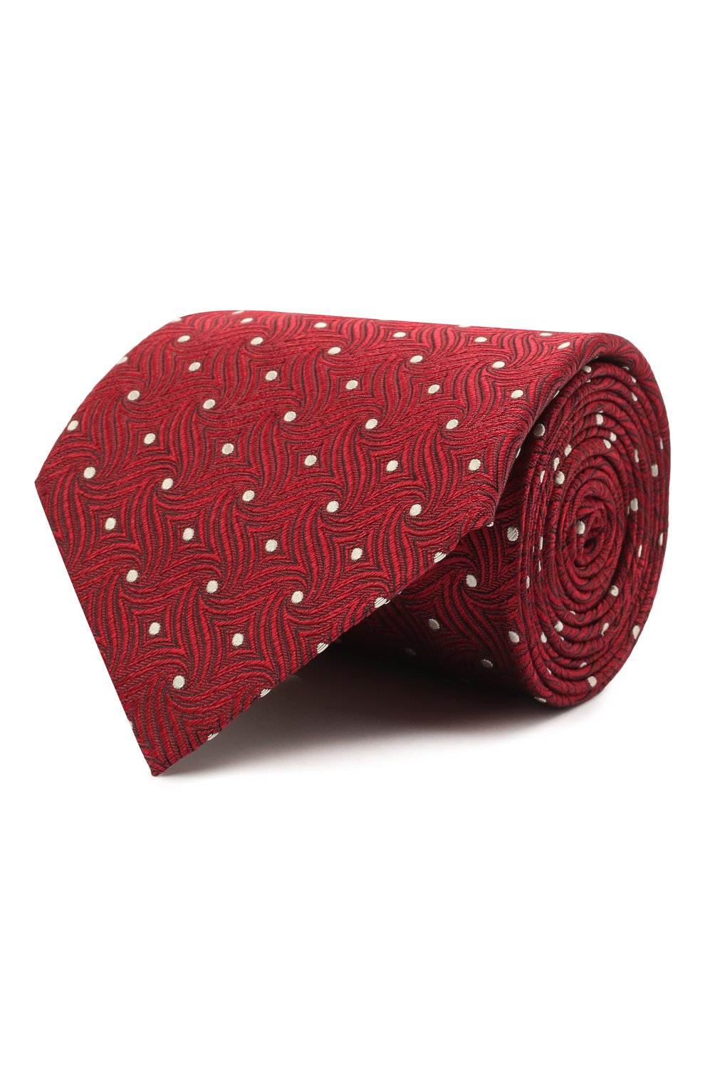 Шелковый галстук ZEGNA красного цвета по цене 19650 руб., арт. Z2D21T/1XW, фото 1 Шелковый галстук ZEGNA, арт. Z2D21T/1XW, фото 1