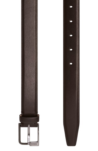 Кожаный ремень MAISON MARGIELA темно-коричневого цвета по цене 59850 руб., арт. SA1TP0020/P8832, фото 3 Кожаный ремень MAISON MARGIELA, арт. SA1TP0020/P8832, фото 3