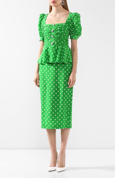 Шелковое платье ALESSANDRA RICH, арт. FAB2129-F2818, фото 3