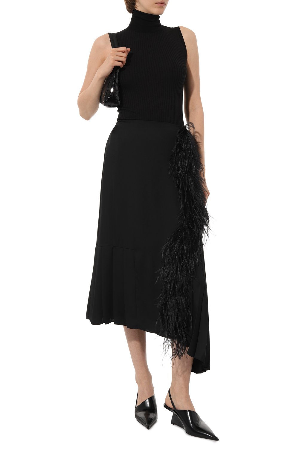 Шелковый топ PRADA, арт. P26386-1X7T-F0002-202, фото 2