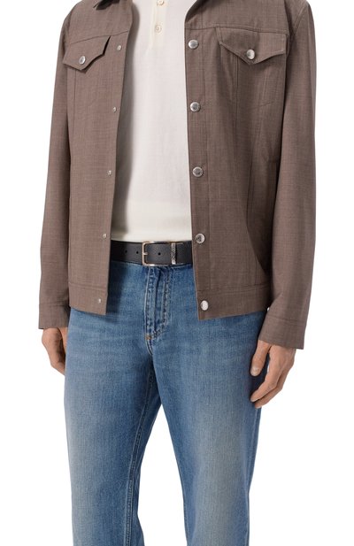 Мужской кожаный ремень CANALI, арт. 50C/KA00529