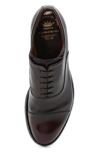 Кожаные оксфорды OFFICINE CREATIVE, арт. ANAT0MIA/15/0LD BUFAL0, фото 5