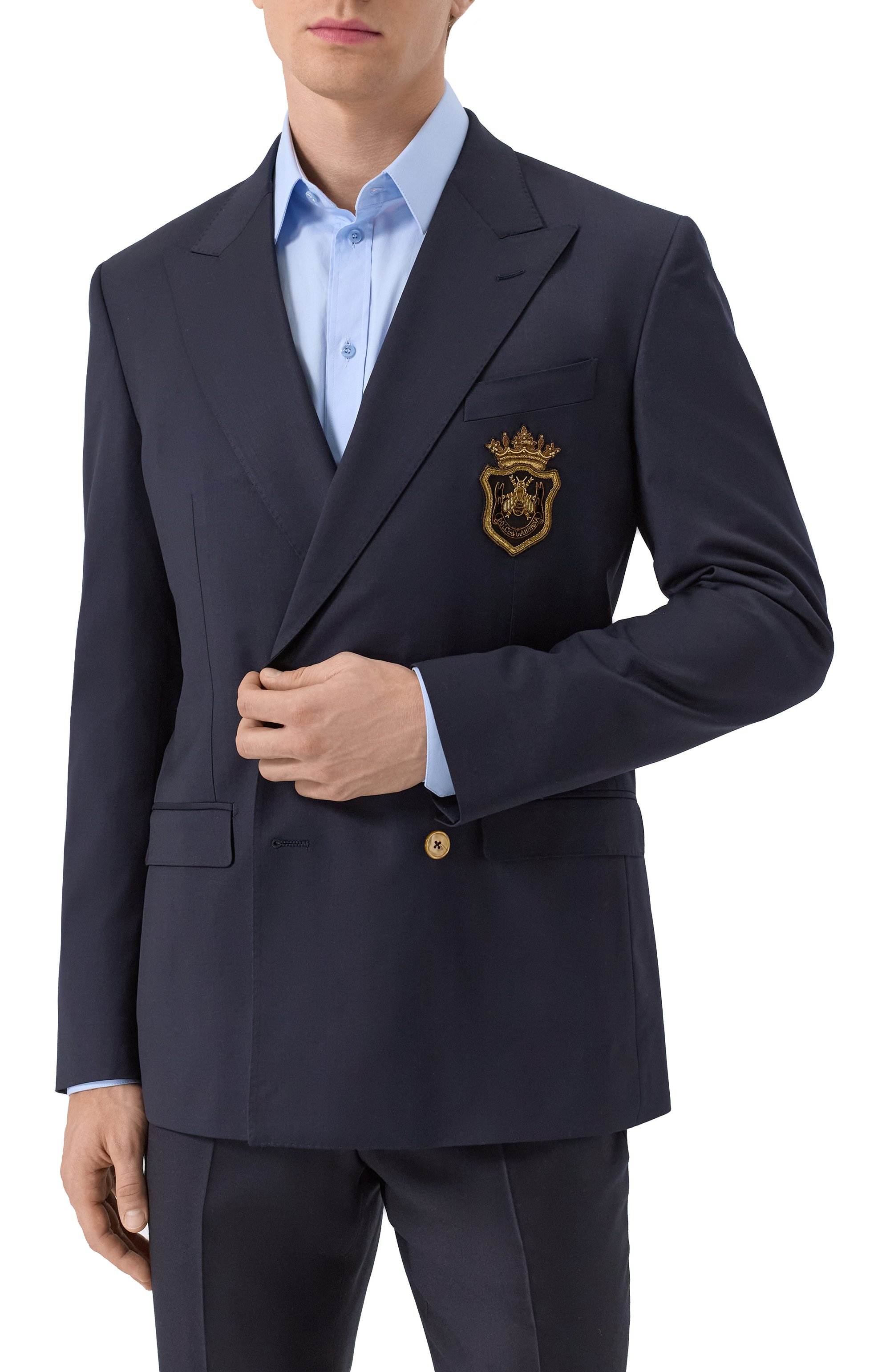 Шерстяной пиджак DOLCE & GABBANA, арт. G2TJ8Z/FUBFA, фото 5