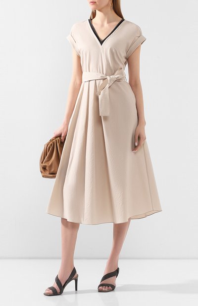 Хлопковое платье BRUNELLO CUCINELLI, арт. M0F79AFE71, фото 2