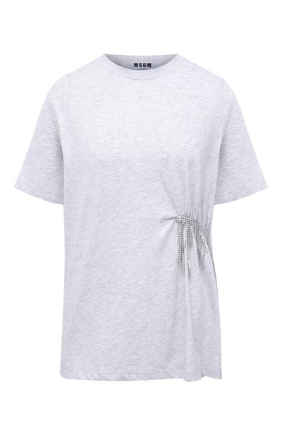 Женская хлопковая футболка MSGM, арт. 2943MDM62 207646