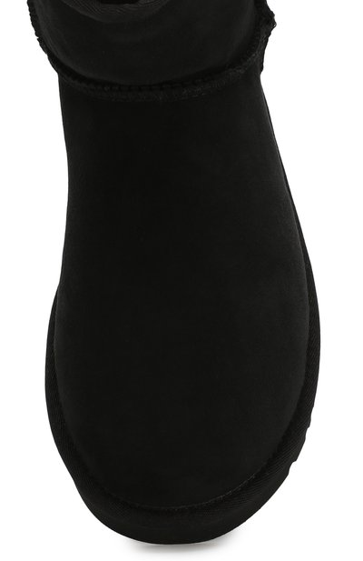 Замшевые сапоги classic mini UGG, арт. 1002072_BLK, фото 5