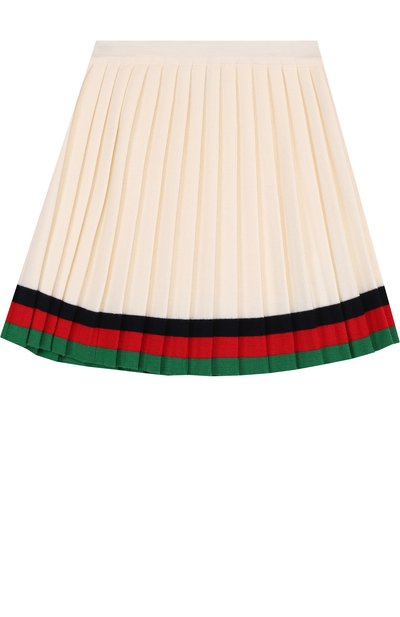 Плиссированная юбка из шерсти GUCCI, арт. 519020/X1634, фото 2