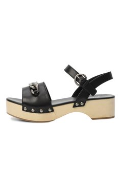 Кожаные сандалии MIU MIU, арт. 5Z714D-UZE-F0002, фото 2