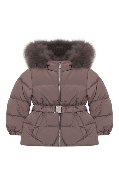 Пуховый комплект мона CHEPE светло-коричневого цвета по цене 27400 руб., арт. 391468, фото 2 Пуховый комплект мона CHEPE, арт. 391468, фото 2