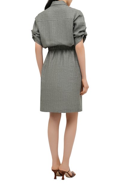 Льняное платье KITON, арт. D49305K09T41, фото 4