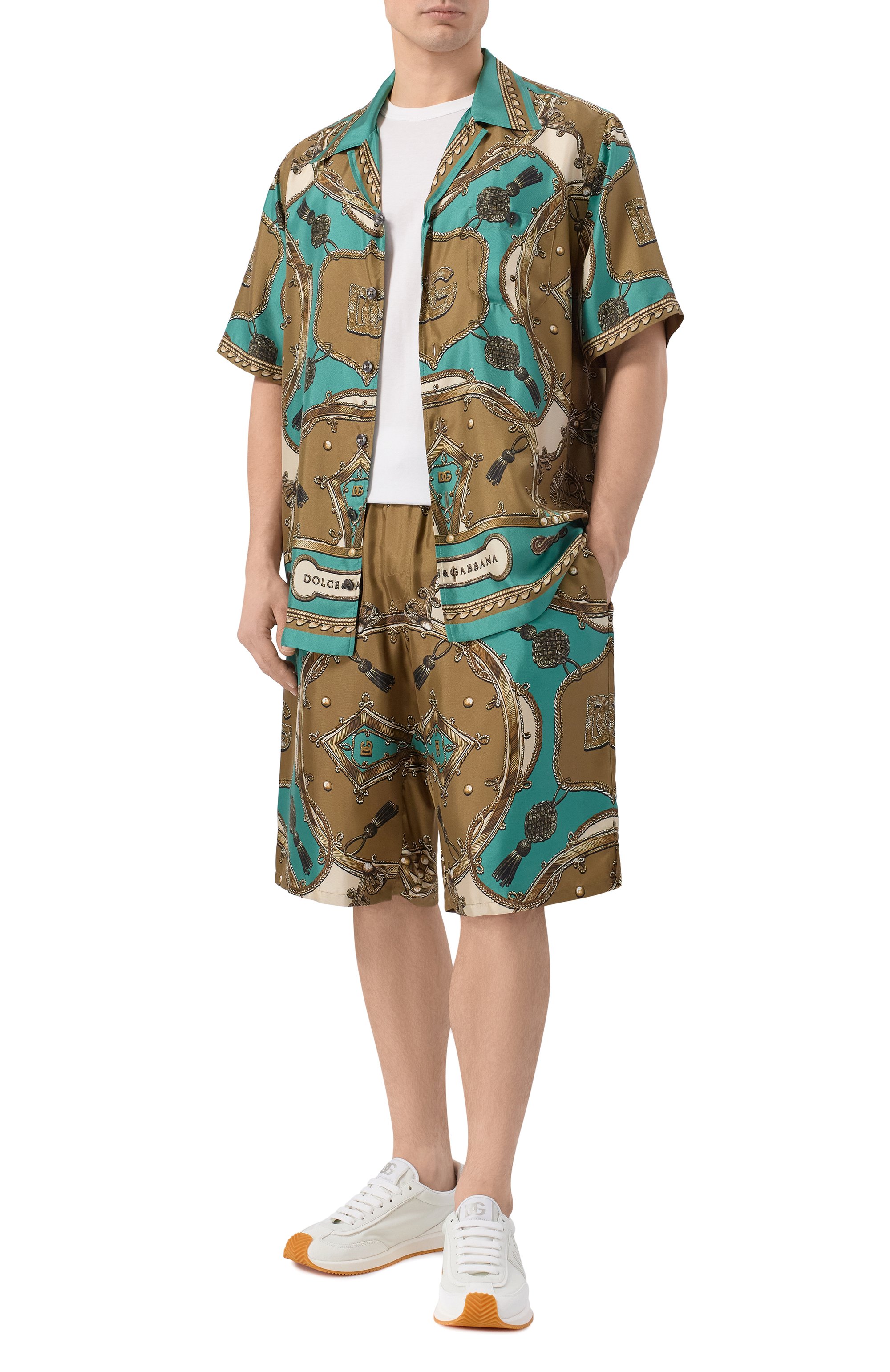 Шелковые шорты DOLCE & GABBANA, арт. GV37AT/HI12C, фото 2