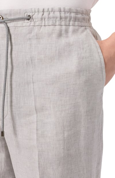 Льняные брюки CORNELIANI, арт. 274L27/2714159, фото 5