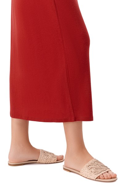 Шлепанцы ischia CASADEI бежевого цвета по цене 69350 руб., арт. 1M534B0101/ISCHI, фото 2 Шлепанцы ischia CASADEI, арт. 1M534B0101/ISCHI, фото 2