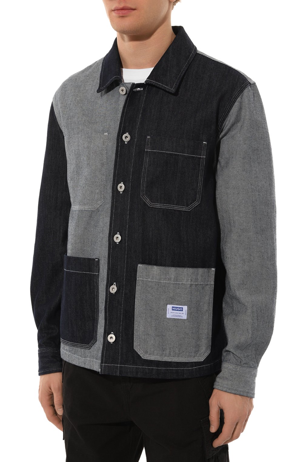 Джинсовая рубашка HUGO BLUE, арт. 50534188, фото 3