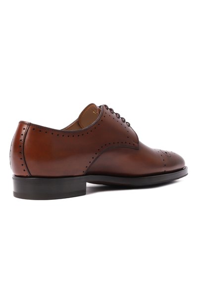 Кожаные дерби KITON, арт. USSA092N0010108, фото 5