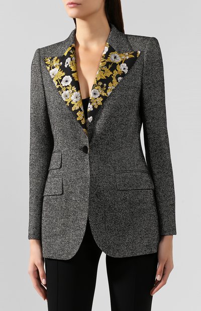 Шерстяной жакет DOLCE & GABBANA, арт. F29ACT/FMRAX, фото 3