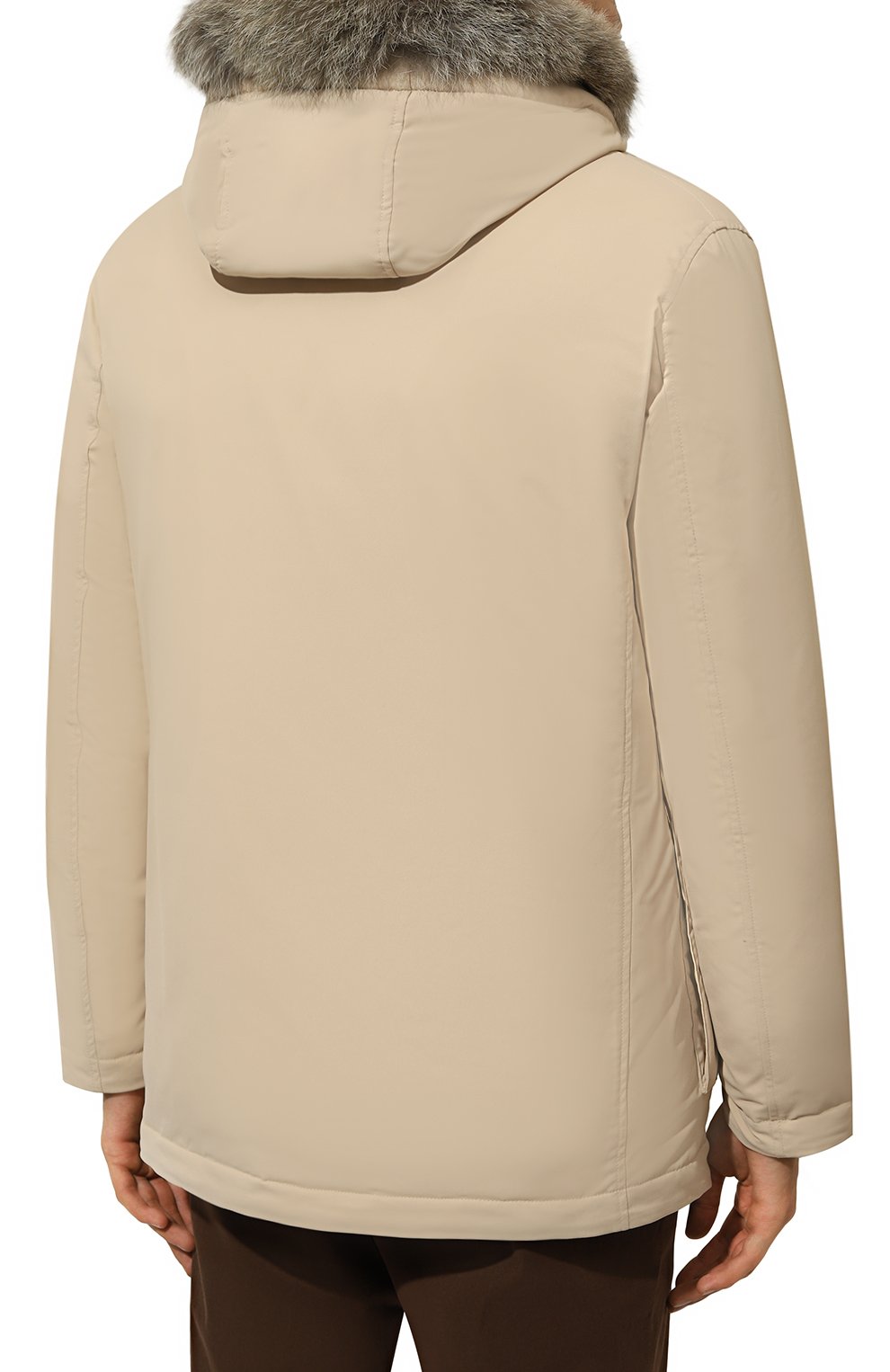 Пуховик с отделкой из койота HERNO, арт. PI000940U/12343, фото 4